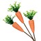 20" Orange Carrot Picks – Spring & Easter Floral Stems